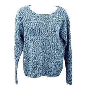 Ines DeLa Frassange Blue Long Sleeve Sweater